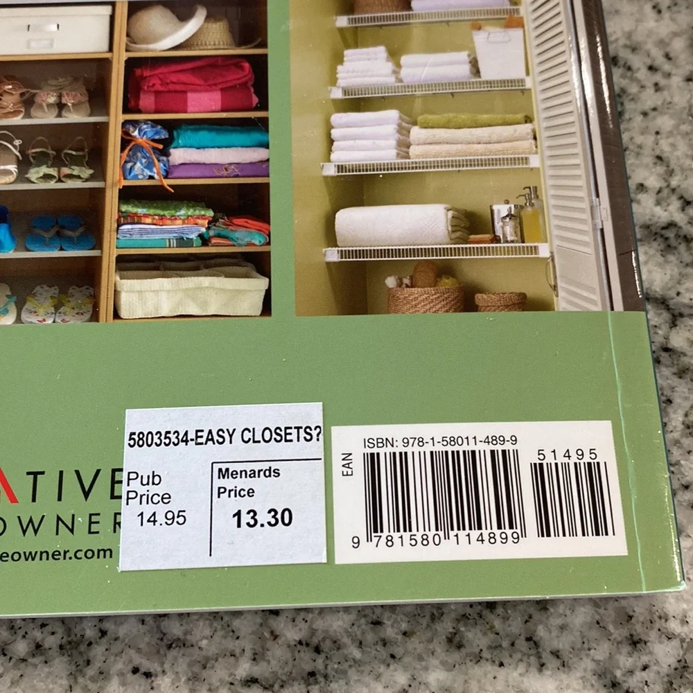 Creative Closets Easy Closets Storage Guide Book!